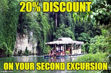 2nd excursion discount