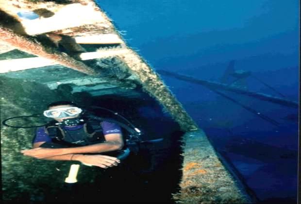 You can explore the wreck of the Saint George - for divers from Punta Cana and Bayahibe