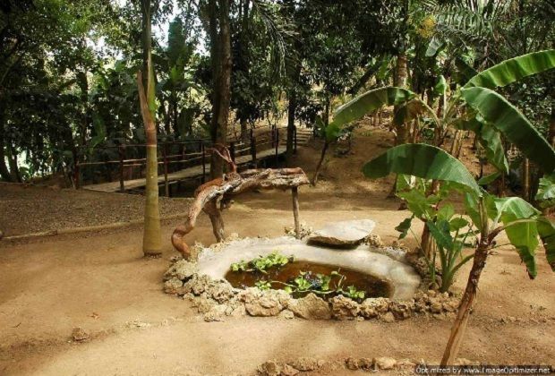 View on the farm Chavon