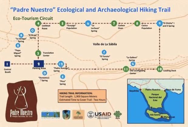 Padre Nuestro Trail Map